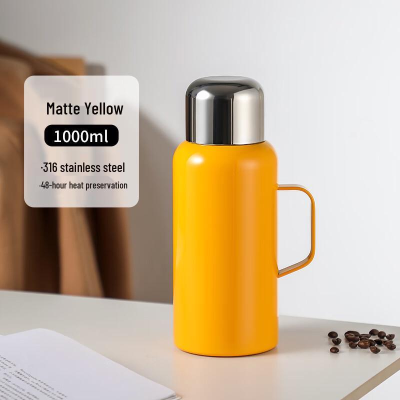 MRSIKEY Stainless Steel Insulated Tea Pot & Travel Mug