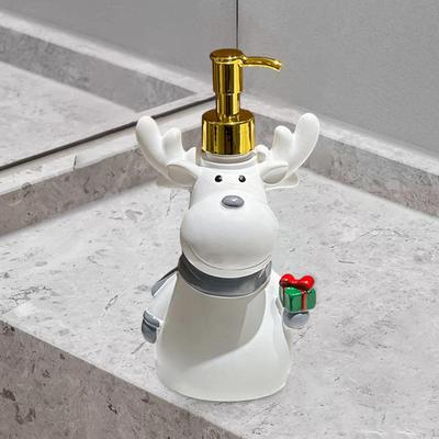 Elk Soap Dispenser Dish Christmas Gift Creative Multipurpose Cute Pump Lotion Bottle