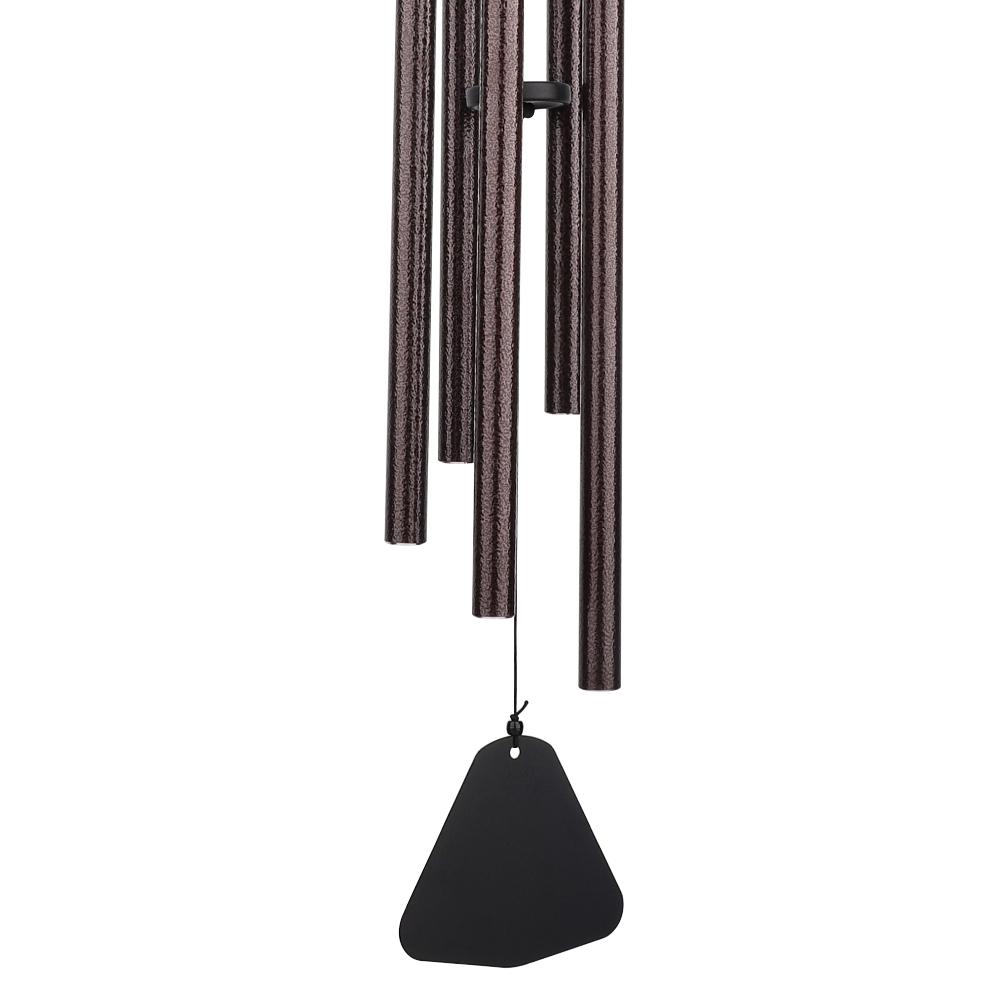 36 Zoll Metall-Windspiele mit 5 Aluminiumlegierungs-Röhren Country-Musik-Windspiele für den Außenbereich Gedenk-Windspiele
