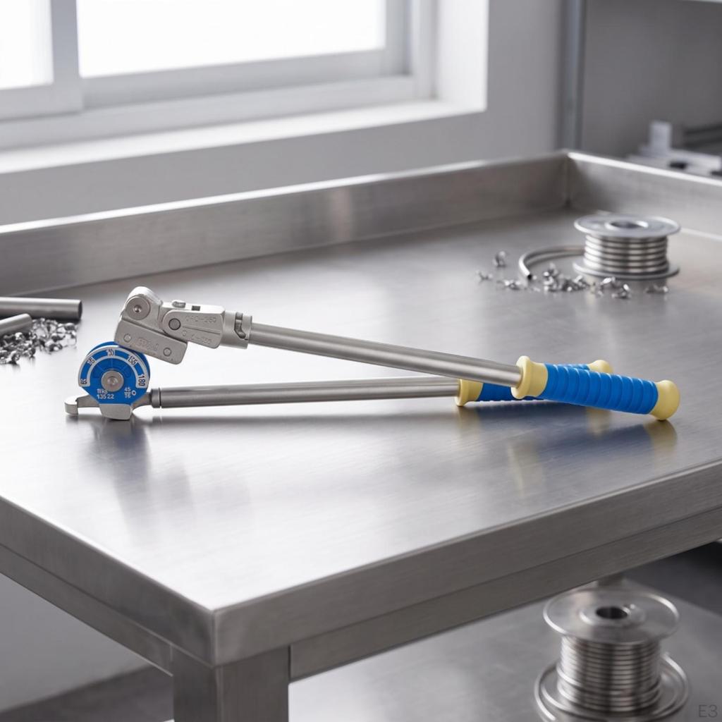 Tube Bender Handheld Tubing Ergonomic for Plumbing Repairs