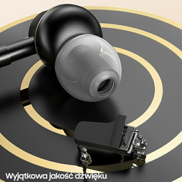 Usams Słuchawki Stereo Ep-43 Metalusb-C Czarny/Black Hsep4301