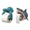 Schildkröte/Hai Toilettenpapierhalter, Wandmontage Rollenhalter, Einfache Montage Wasserdicht Feuchtigkeitsbeständig Toilettenpapierhalter