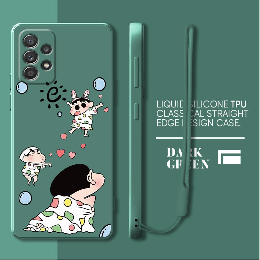 Cartoon Crayon Shin-chan Phone Cover Case for Samsung Galaxy A24 A35 A15 A36 A26 A34 A22 A52 A13 A14 A16 A11 A12 A51