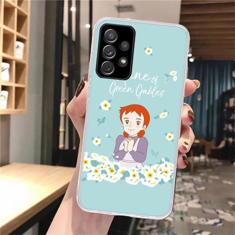 A-Anne Of Green Gables Shirley Soft Phone Case For Samsung Galaxy A52 A42 A32 A22 A12 A02S A51 A50 A41 A31 A21S A71 A40 A30S A20