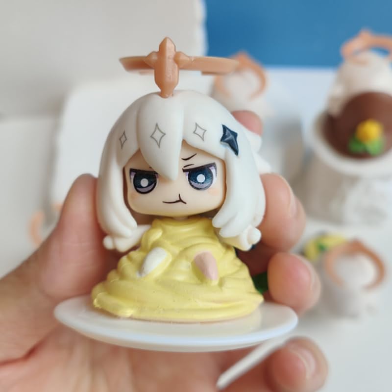 KRGNPLE Figur Figuren Sammlung Handbuch Sammlung Modell Stofftier Umgebung Figursammlung PVC Fertigfigur 4.7CM Vorbemalt