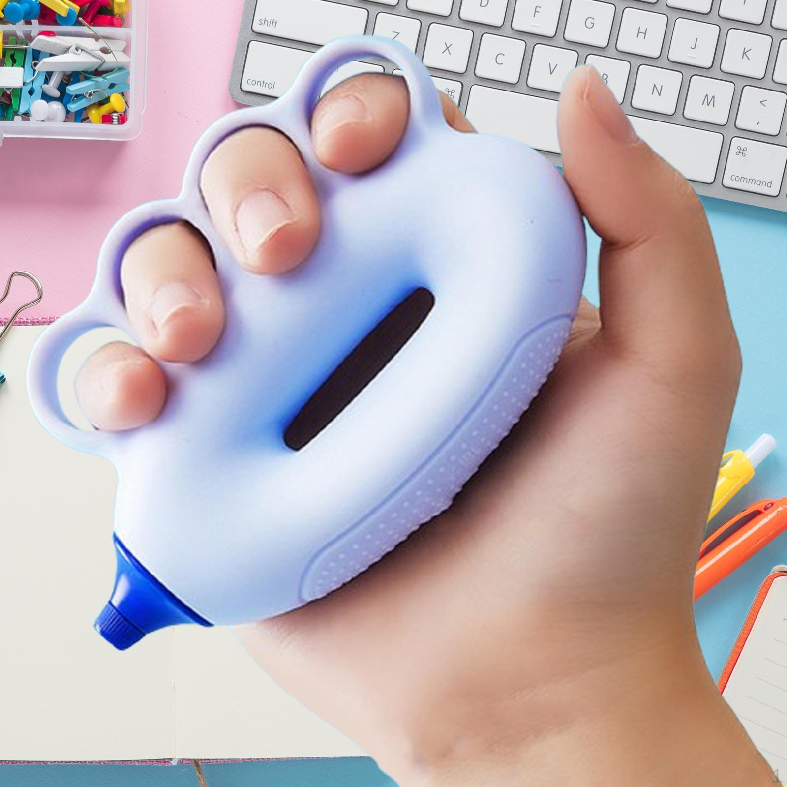 

Тренажер для укрепления хвата для детей, мяч для пальцев, тренажер весом 10–15 фунтов синий