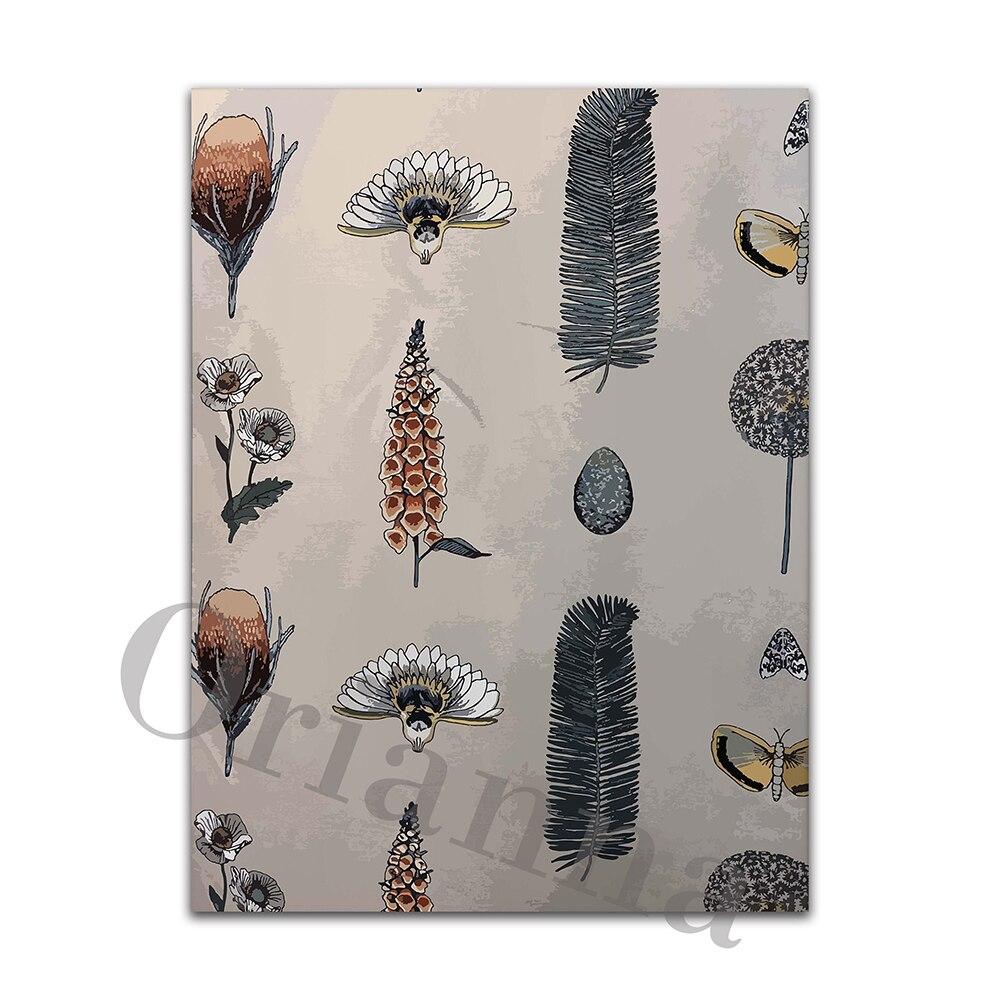 

Винтаж Индийское народное искусство Персидский цветочный принт Современный домашний декор Древо жизни Искусство Цветок лотоса Холст Картина и принт Безрамное 21x30cm No Framed