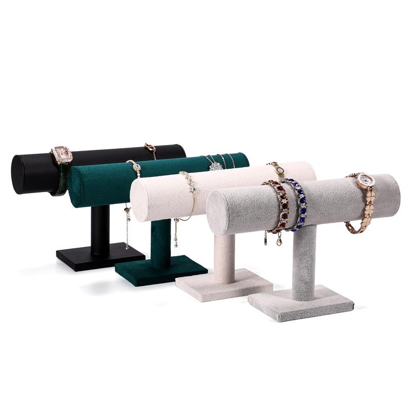 

Jewelry Display Rack One Layer Jewelry Storage Rack For Bracelets Watches Necklaces T-bar Bracelet Display Racks чёрный