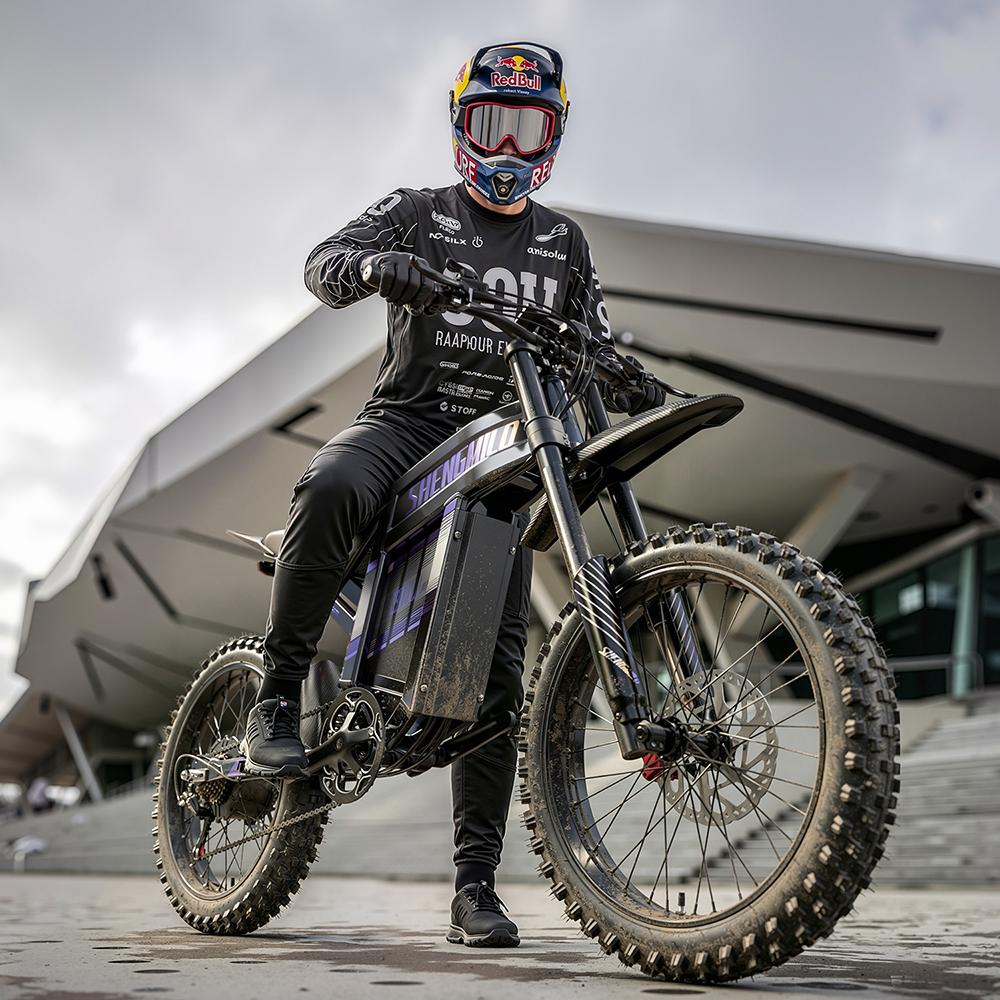 Shengmilo S900 Pro Elektrische Fiets voor Volwassenen 19" Dikke Banden 2100Wh Batterij 65-95km Actieradius 65km/u Max. Snelheid Kleuren LCD Scherm