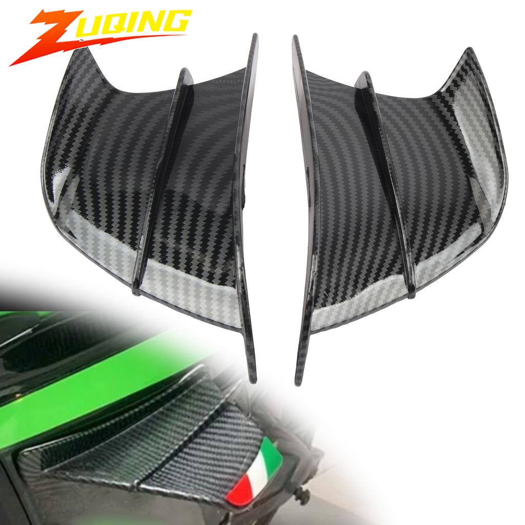 Universal Motorcycle Winglet Aerodynamic Wing Kit For Kawasaki Ninja ZX-6 ZZR1400 For Yamaha YZF R1 R6 R25 For BMW S1000RR