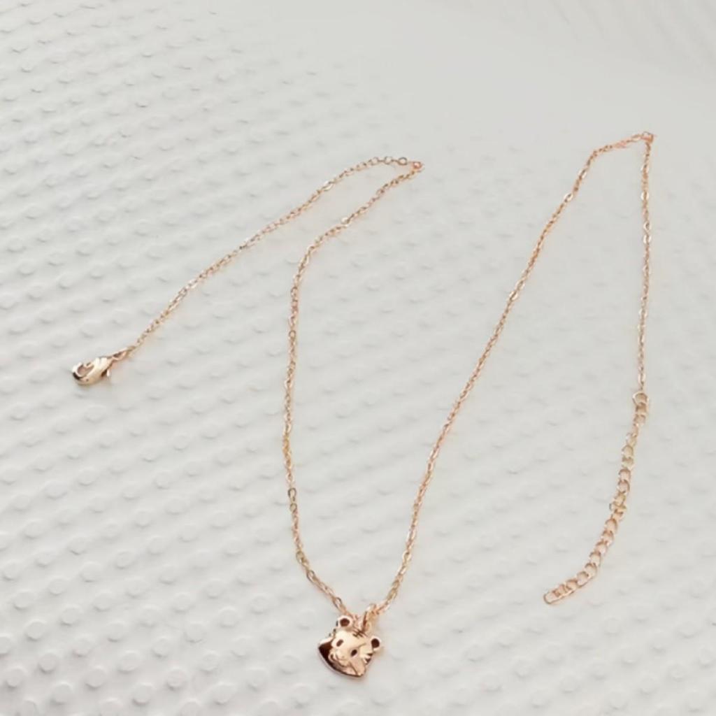 Youthful Cute Little Tiger Zodiac Pendant Necklace for Good Fortune