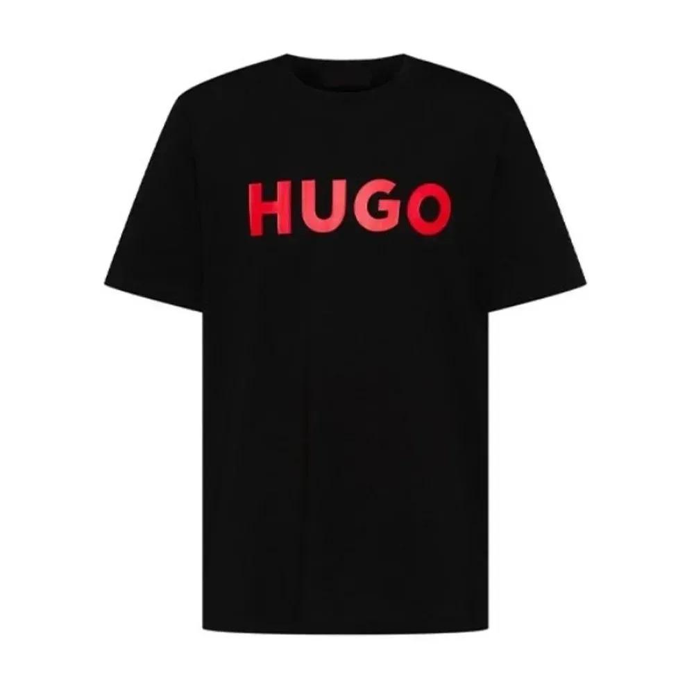 Hot Sale Men Women Fashion Summer Hugo Print Cotton T-shirt Brand Short Sleeve Tshirt Clothes Designer Luxury Tee Tops T Shirt