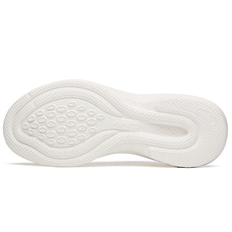 Anta Laufkollektion Dämpfung Rutschfest Abriebfest Niedrig geschnitten Laufschuhe Damen Elfenbeinweiß 122135571-2