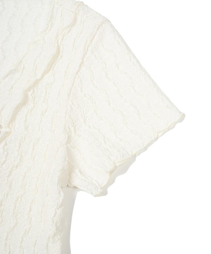 FALLETT Interlock Button Top White