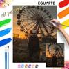Halloween Ferris Wheel Carnival Character Digital Oil Painting Coloring Painting Hand Painting Home Decoration