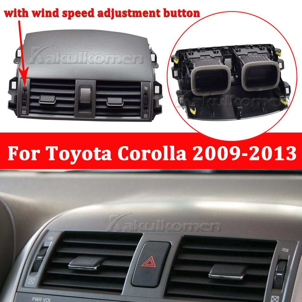 For Toyota Corolla Altis 2007 2008 2009 2010 2011 2012 2013 Center Dash A/C Air Conditioner Central Air Outlet Panel Grill Cover