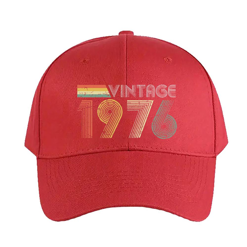 Vintage  Th Birthday Cap Summer Woman Man Adult Hat Fashion Casual Adjustable Printed Baseball Caps Trucker Cap