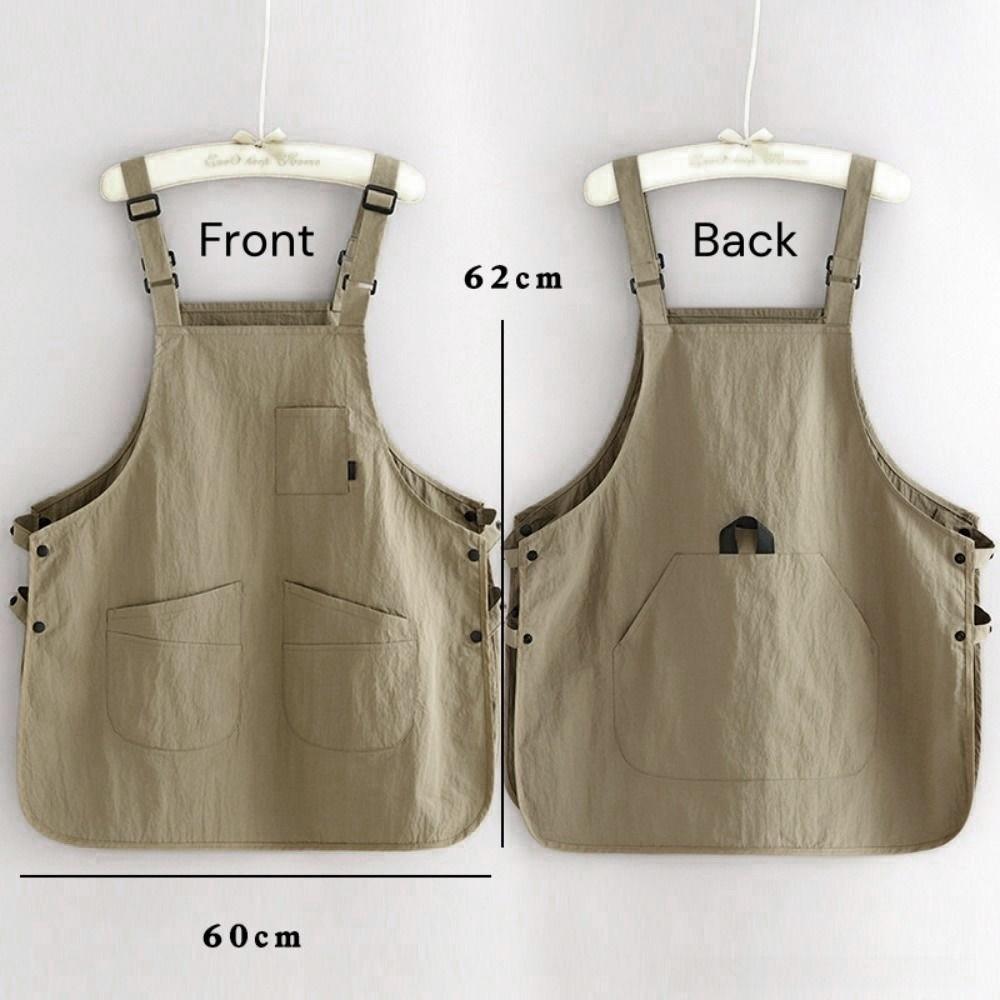 New Japanese Style Catering Workwear Apron Waterproof Stain Resistant Working Overalls Household Painting Aprons for Cafe Barber