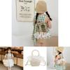Fashionable Baby Summer Beach Bag Charming Woven Handheld Tote For Girls