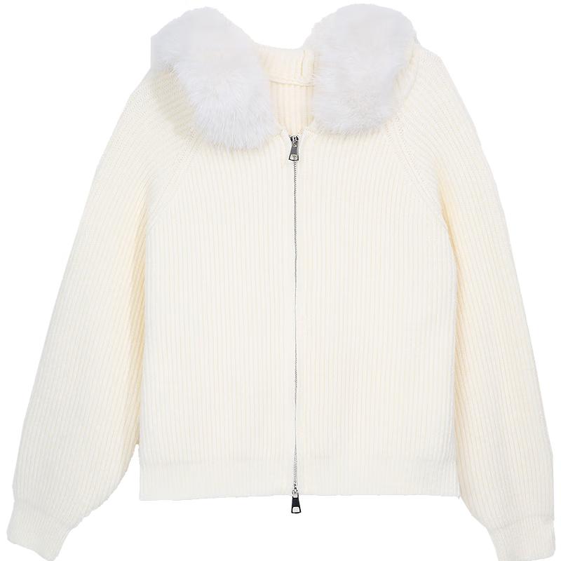 Betu Women s Hooded Knitted Cardigan M