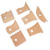 7Pcs Handmade Use Wooden Pottery Tool 7-piece Set Smooth Trimming Tool Durable Multi-shape Clay Tool Art Creation