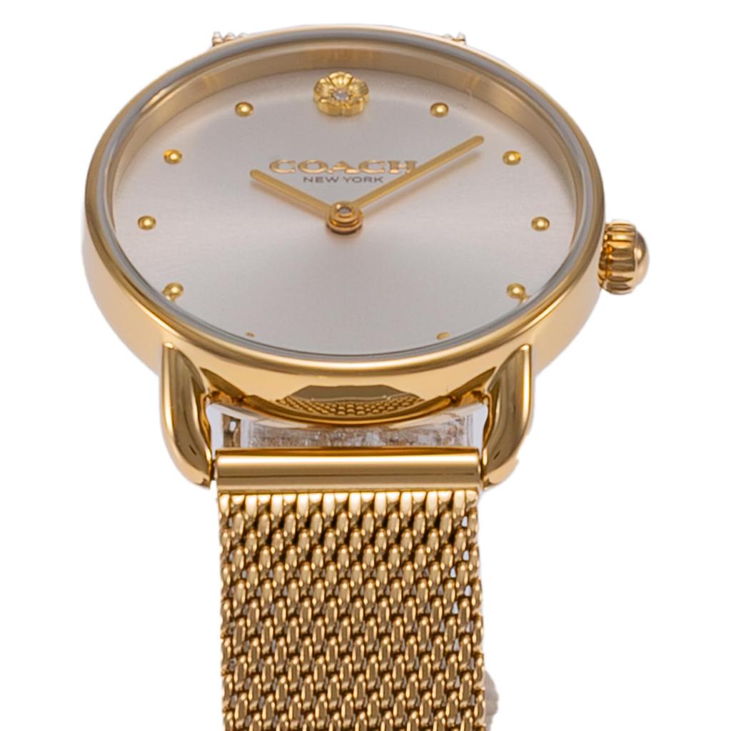 Women's Quartz Watch with Gold Dial 14504223, Water Resistant