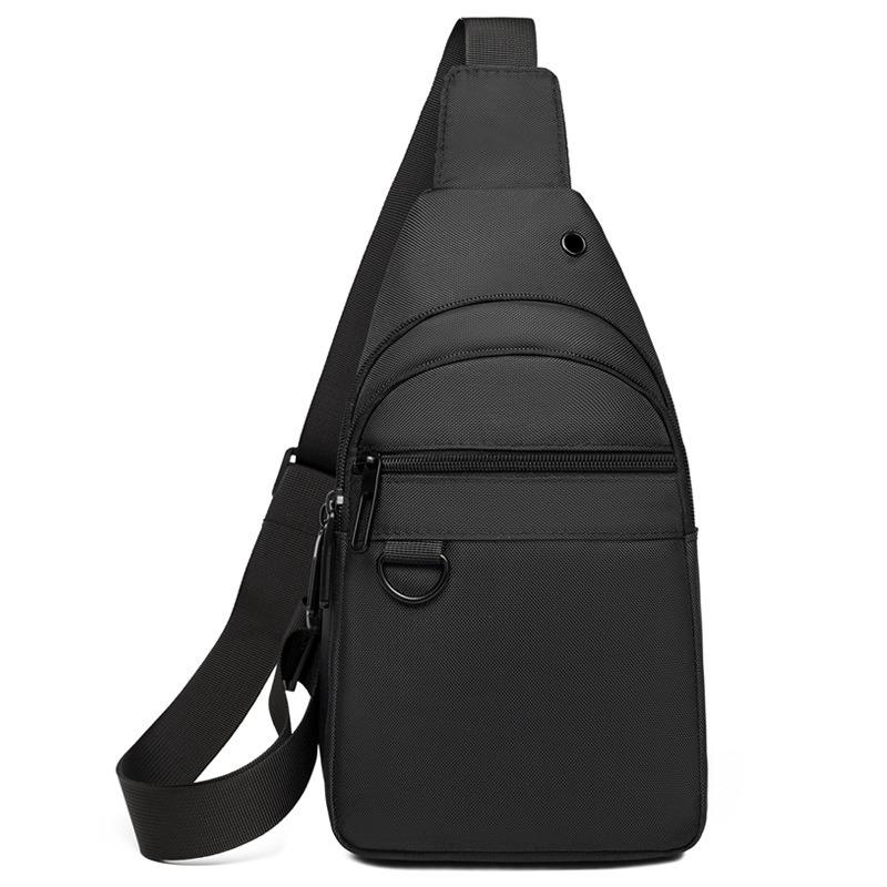 Crossbody bag men's new fashion shoulder bag going out men's multi-functional bag mobile phone change breast bag