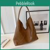 Urban Style Simple Solid Color Shoulder Bag With Phone Pocket And Soft Structure For Commuting