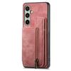 For Samsung Galaxy A26 5G Case with Zipper Card Holder Retro Leather TPU Phone Cover