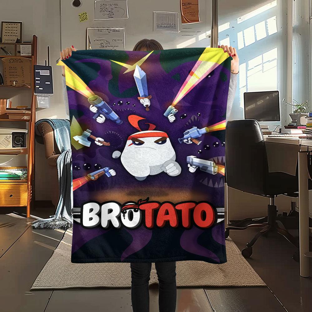 Brotato Blanket, High quality Comfortable for All Seasons, Home Decor, Warmth and Comfort