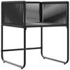 VidaXL Chaises de Jardin avec Coussins 4 pcs Noir Rattan Poly 42003027