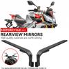 For Aprilia GRP250R APR150 Cafe 150 MANA 850 TUONO V4 Motorcycle Wind Wing Side Rearview Mirror Adjustable Rotating Motorbike