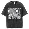 Hot Sale Horror Manga Tomie Graphic T-shirt Men Women T Shirt Hip Hop Y2k Washed Oversized Tee Hip Hop Gothic Cotton T-shirts