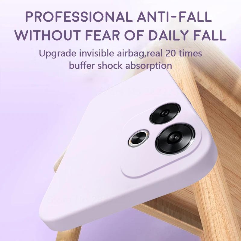 For Poco F6 Case Luxury Liquid Silicone Case For Xiaomi Poco F6 Poco F 6 PocoF6 Pro F6Pro 5G Soft Cases Shockproof Cover