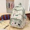 New high-value backpack female cute transparent dachshund dog backpack large-capacity casual schoolbag female