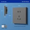 Mijia App-Connected Bluetooth MESH 2.0 Smart Switch - Zero Fire Version, One/Two/Three Gang for Whole-House Voice Control