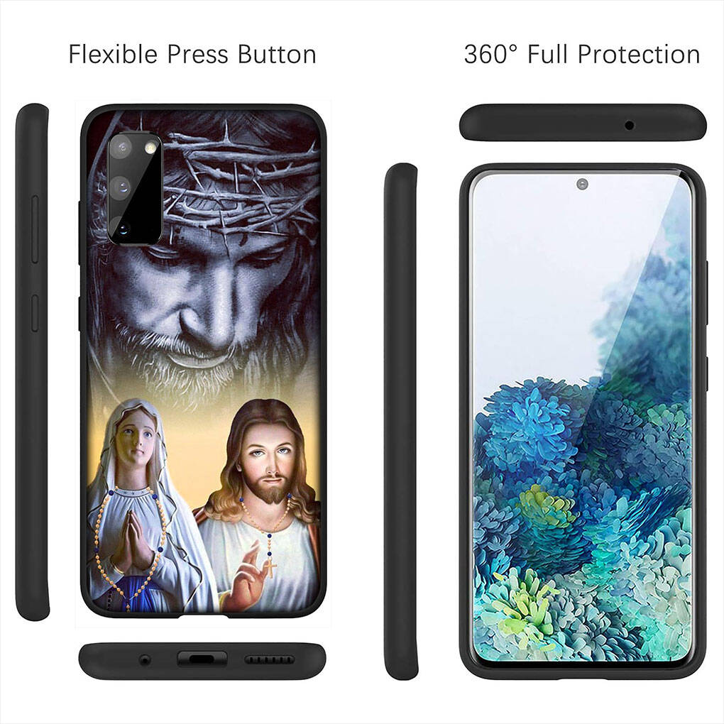 for Samsung Galaxy S25 S24 S23 S22 Ultra FE Plus A17 A37 A57 A56 A55 A06 A16 A15 A36 A26 A35 A05 A25 A54 A34 S9 Phone Case Virgen de Guadalupe Cover