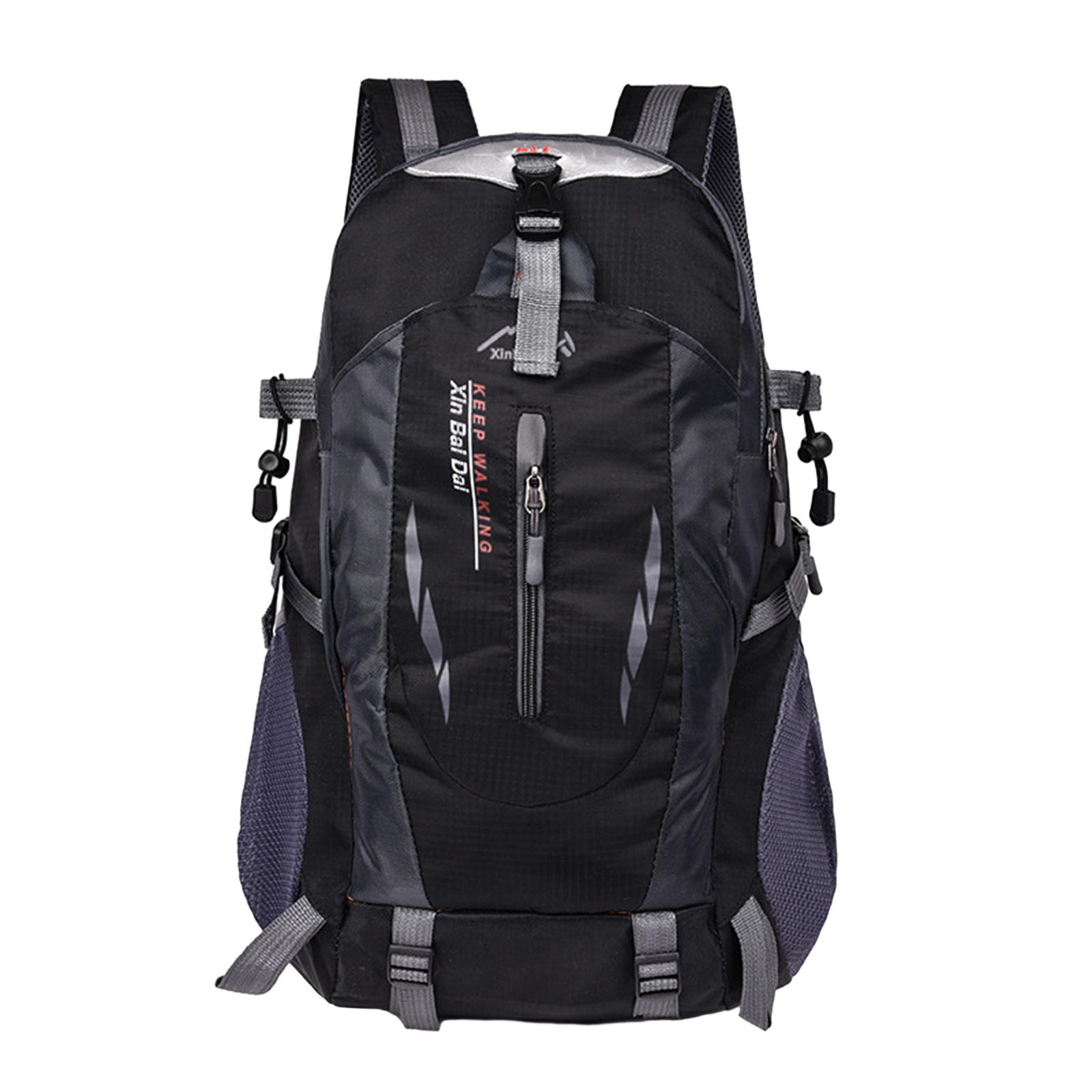 

Рюкзак для відпочинку на природі для альпінізму, подорожей і кемпінгу Легкий і міцний рюкзак для жінок і чоловіків чорний