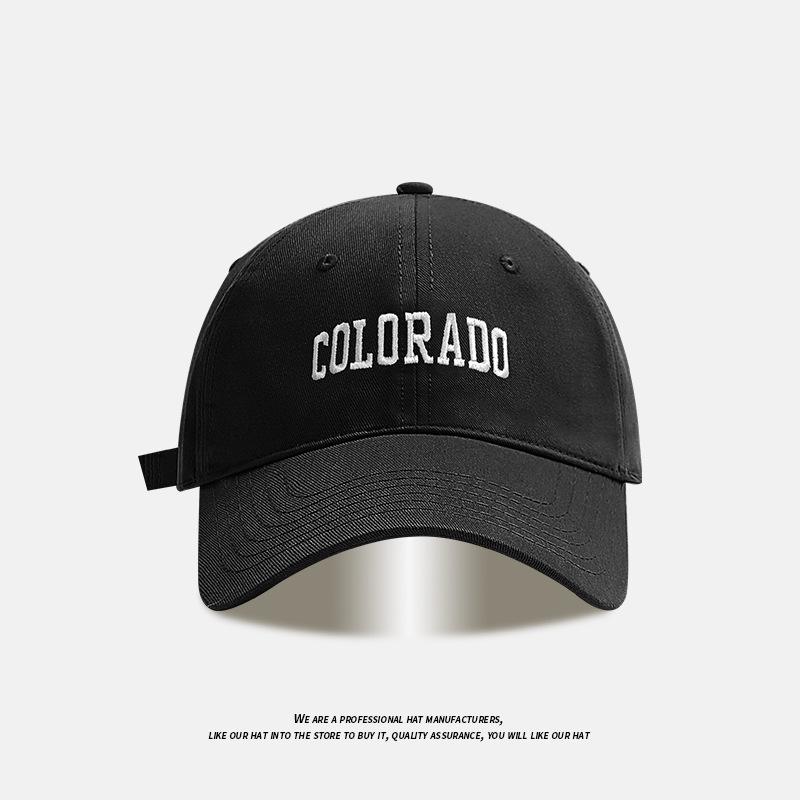 

Осень и Зима Корейский Стиль Большой Обхват Головы Вышивка Буквами Кепка с Козырьком Американский Ретро Персонализированный Матовый Солнцезащитный Козырек Бейсболка Adjustable