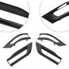 4pcs Gloss Black Tail Light Cover Trim Bezel Kit for Jeep Grand Cherokee 2014+