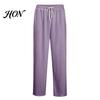 Versatile Outdoor Activewear Men Waffle Baggy Trousers, Wide Leg Drawstring Waist Slacks, Loose Fit Relaxed Travel Pants Casual Sweatpants with