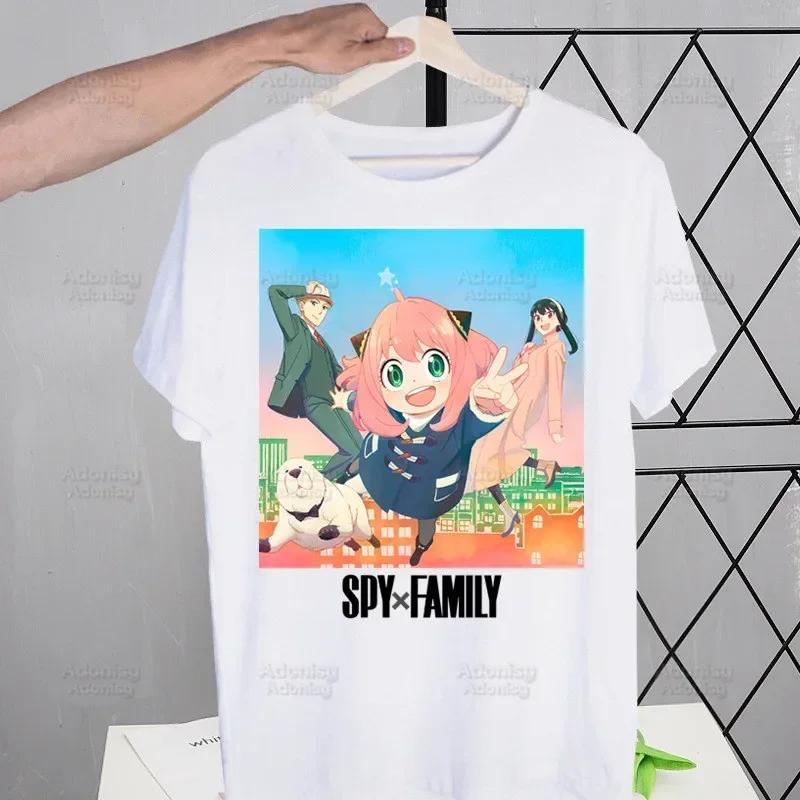 Spy X Family Anime Kawaii Anya Forger SPYFAMILY Men's Tshirt Cute Shirt Mens Fashion T-Shirt For Men Casual Tops Short Sleeve