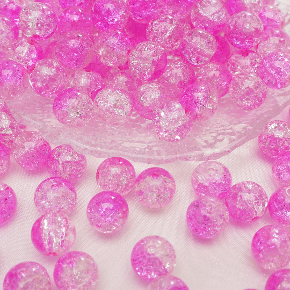 

8/10 мм Бусины из кракле-стекла для изготовления украшений своими руками - Круглые бусины для браслетов и ожерелий 8mm Diameter, 1.5mm Hole, 20 Beads/Pack