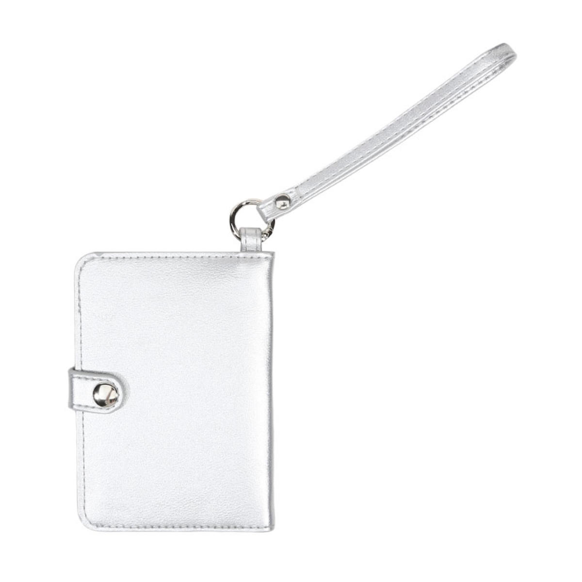 

Портативный держатель для паспорта из ПУ кожи, подвесной шнурок, сумка для хранения писем и сертификатов, визитница, сумка для хранения карт для регистрации на самолет one size серебряный