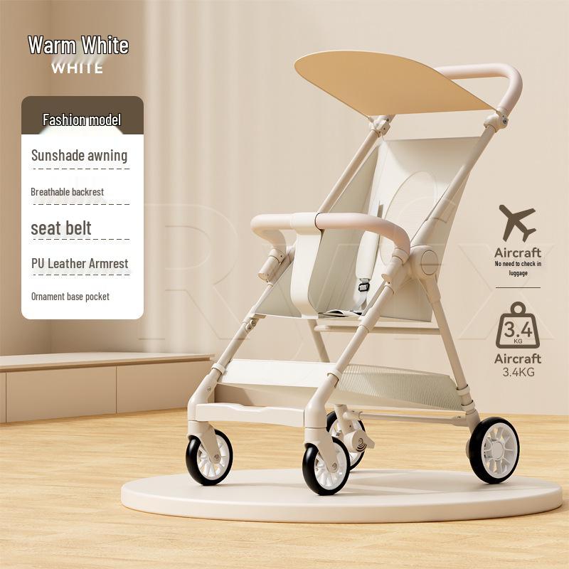 Compact Folding Baby Stroller: Lightweight, Travel-Friendly & Airline Approved