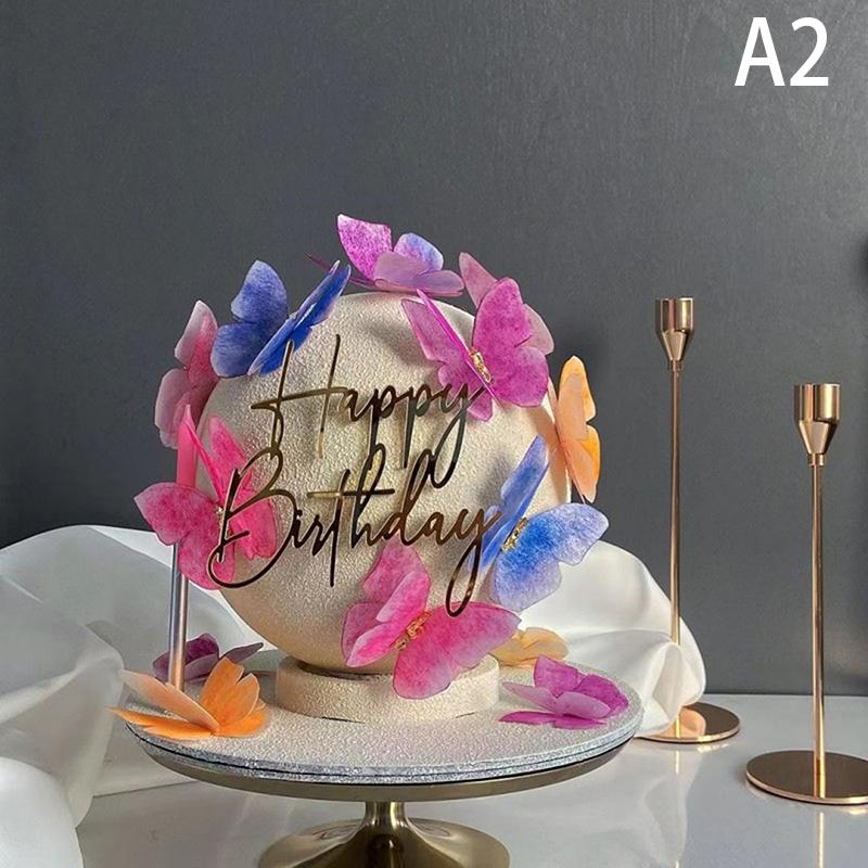 Narozeninové ozdoby na dort Narozeninová dívka Akryl Dětská narozeninová oslava Ozdoba na dort Dárek na Baby Shower Dezertní dekorace