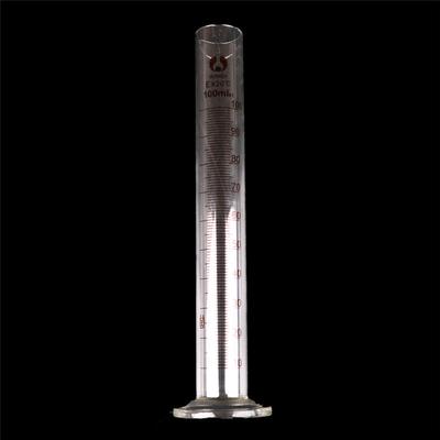 100Ml מדורג זכוכית מדידת צילינדר כימיה מדידת מעבדה