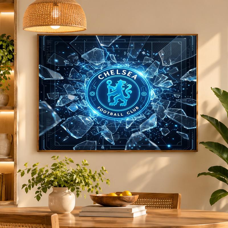 5D Diamond Painting Chelsea FC DIY Full Drill Diamond Art Kit Home Decoration