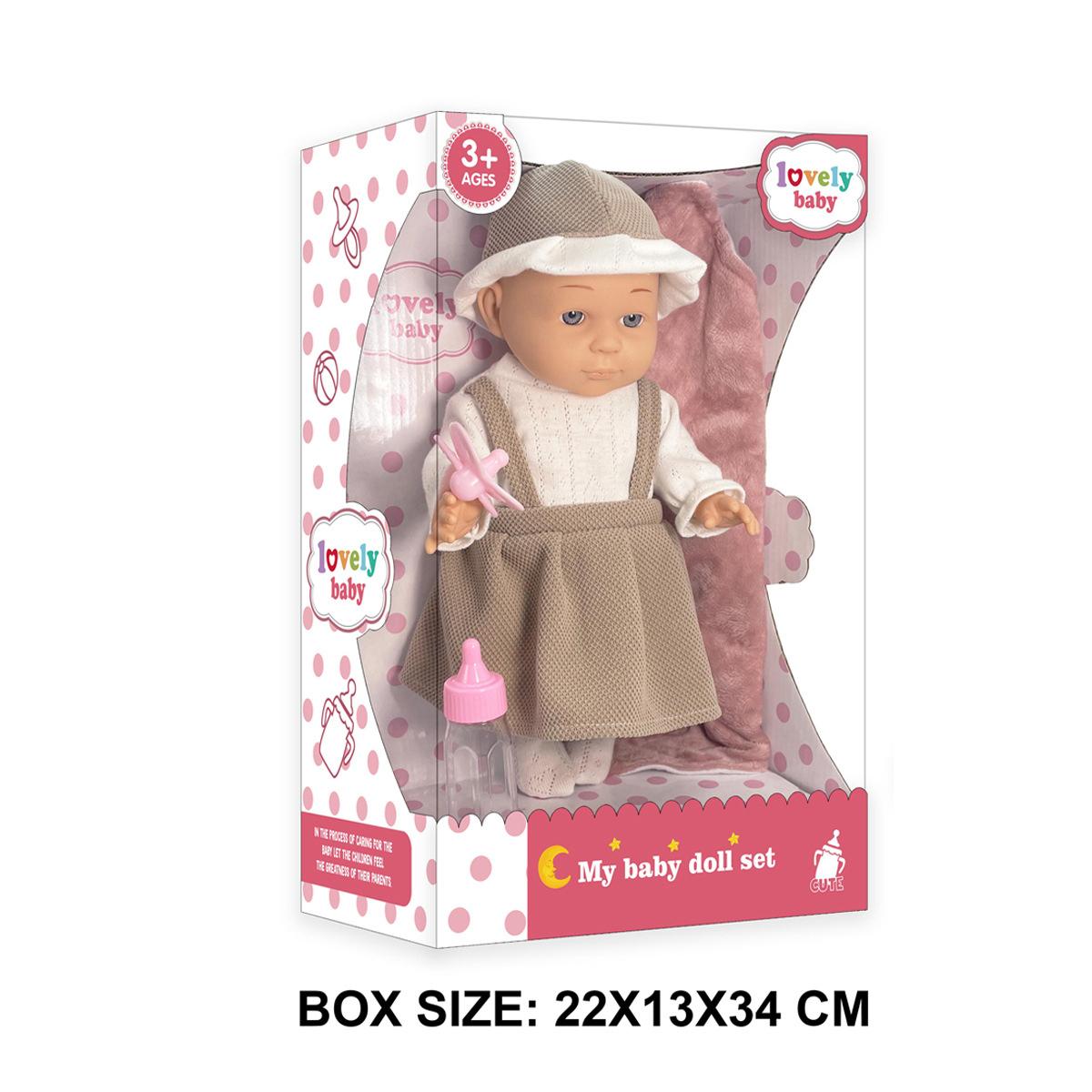 Realistic Vinyl Baby Doll Pretend Play Toy Set