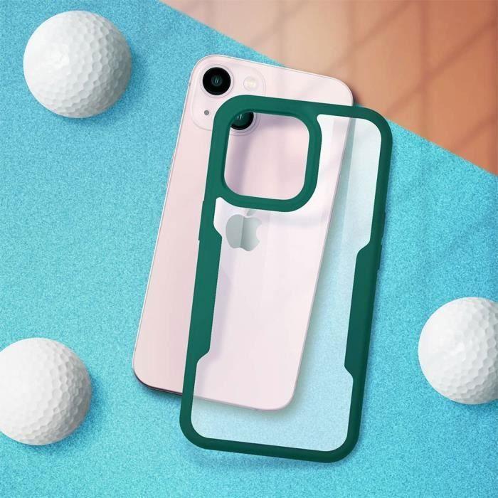 Coque de Protection Intégrale pour iPhone 14 - PROSHOP - Bordure Vert Nuit Renforcée